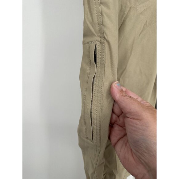 Eddie Bauer Men's Travex tan pants size 32x32 zipper pockets - Picture 4 of 6